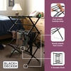 image:imageBLACKDECKER Space Saving 3Tier Expandable Clothes Drying Rack Foldable Laundry Rack for Indoor Air Drying Rust Resistant Steel 246 Ft Drying Space WhiteBlackBlack