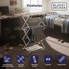 image:imageBLACKDECKER Space Saving 3Tier Expandable Clothes Drying Rack Foldable Laundry Rack for Indoor Air Drying Rust Resistant Steel 246 Ft Drying Space WhiteWhite