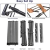 image:imageBLACKDECKER Space Saving 3Tier Expandable Clothes Drying Rack Foldable Laundry Rack for Indoor Air Drying Rust Resistant Steel 246 Ft Drying Space WhiteGray