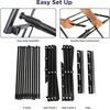 image:imageBLACKDECKER Space Saving 3Tier Expandable Clothes Drying Rack Foldable Laundry Rack for Indoor Air Drying Rust Resistant Steel 246 Ft Drying Space WhiteBlackBlack