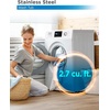 image:imageBLACKDECKER Washer and Dryer Combo 27 Cu Ft Capacity BCW27MW White