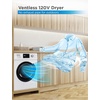 image:imageBLACKDECKER Washer and Dryer Combo 27 Cu Ft Capacity BCW27MW White