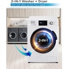image:imageBLACKDECKER Washer and Dryer Combo 27 Cu Ft Capacity BCW27MW White