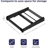 image:imageBlackDecker 3 Tier Expandable Collapsing Foldable Laundry Rack for Air Drying Clothing Space Saving Heavy Duty Lightweight Metal Drying Rack BlackBlack