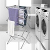 image:imageBlackDecker 3 Tier Expandable Collapsing Foldable Laundry Rack for Air Drying Clothing Space Saving Heavy Duty Lightweight Metal Drying Rack BlackGray