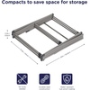 image:imageBlackDecker 3 Tier Expandable Collapsing Foldable Laundry Rack for Air Drying Clothing Space Saving Heavy Duty Lightweight Metal Drying Rack BlackGray