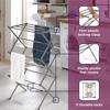 image:imageBlackDecker 3 Tier Expandable Collapsing Foldable Laundry Rack for Air Drying Clothing Space Saving Heavy Duty Lightweight Metal Drying Rack BlackSilver