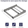 image:imageBlackDecker 3 Tier Expandable Collapsing Foldable Laundry Rack for Air Drying Clothing Space Saving Heavy Duty Lightweight Metal Drying Rack BlackSilver