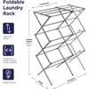 image:imageBlackDecker 3 Tier Expandable Collapsing Foldable Laundry Rack for Air Drying Clothing Space Saving Heavy Duty Lightweight Metal Drying Rack BlackSilver