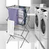image:imageBlackDecker 3 Tier Expandable Collapsing Foldable Laundry Rack for Air Drying Clothing Space Saving Heavy Duty Lightweight Metal Drying Rack BlackSilver