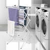 image:imageBlackDecker 3 Tier Expandable Collapsing Foldable Laundry Rack for Air Drying Clothing Space Saving Heavy Duty Lightweight Metal Drying Rack BlackWhite