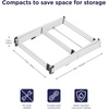 image:imageBlackDecker 3 Tier Expandable Collapsing Foldable Laundry Rack for Air Drying Clothing Space Saving Heavy Duty Lightweight Metal Drying Rack BlackWhite