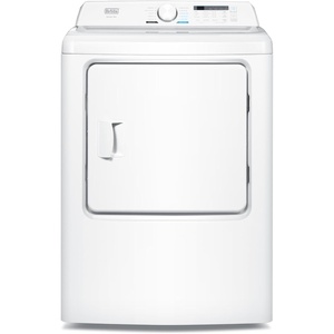 image:imageBLACKDECKER 70 Cu Ft Front Load Dryer 240V BLD67ME White7 Cu Ft