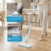 image:imageBLACKDECKER 1300W Steam Mop for Hardwood Tile amp Laminate Floors MultiSurface Floor Steamer with Carpet Glider 2 Washable Microfiber Pads Fast Heat Up amp 22 Ft Cord White