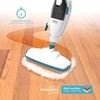 image:imageBLACKDECKER 2in1 Steam Mop and Handheld Steam Cleaner 1500W Electric Floor Steamer with 180 Swivel Steering Fast 30s HeatUp Compact Foldable Storage 13 Accessories for Tile amp Hardwood FloorsWhiteBlue