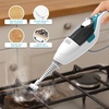 image:imageBLACKDECKER 2in1 Steam Mop and Handheld Steam Cleaner 1500W Electric Floor Steamer with 180 Swivel Steering Fast 30s HeatUp Compact Foldable Storage 13 Accessories for Tile amp Hardwood FloorsWhiteBlue