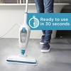 image:imageBLACKDECKER 2in1 Steam Mop and Handheld Steam Cleaner 1500W Electric Floor Steamer with 180 Swivel Steering Fast 30s HeatUp Compact Foldable Storage 13 Accessories for Tile amp Hardwood FloorsWhite