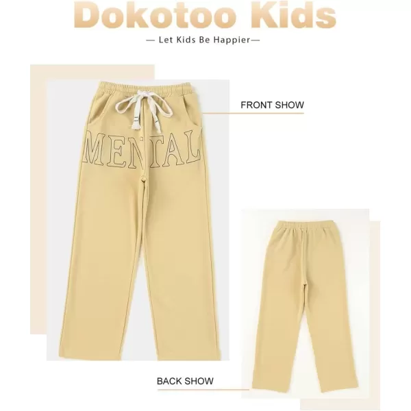 Boys' Sweatpants Casual Cotton Drawstring Straight Leg Athletic Pants