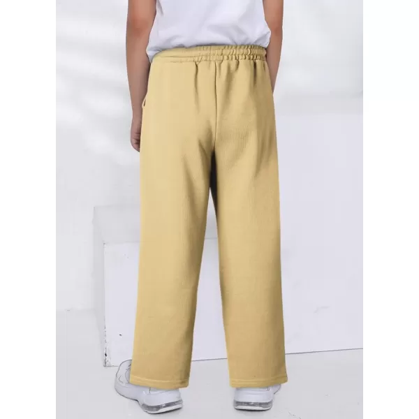 Boys' Sweatpants Casual Cotton Drawstring Straight Leg Athletic Pants