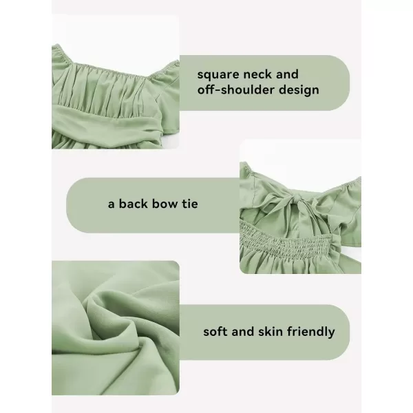 Girls Elegant Ruffle Short Sleeve Back Tie Dresses 6-13 Years Old