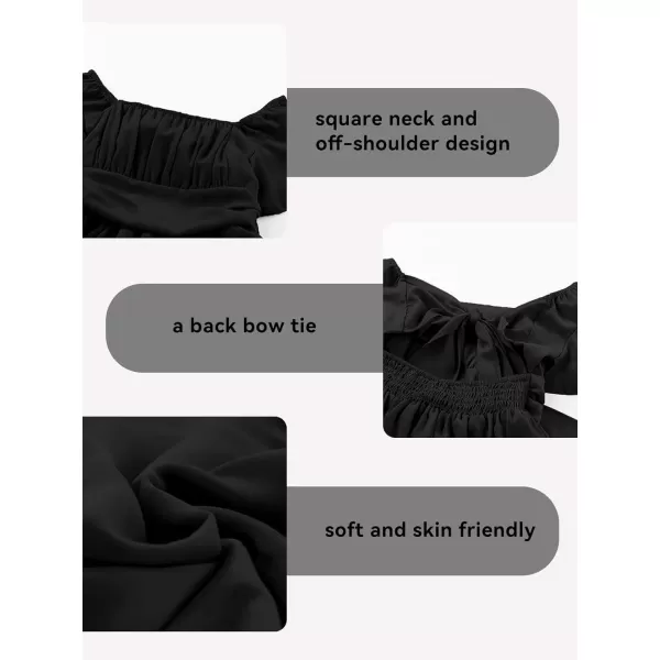 Girls Elegant Ruffle Short Sleeve Back Tie Dresses 6-13 Years Old