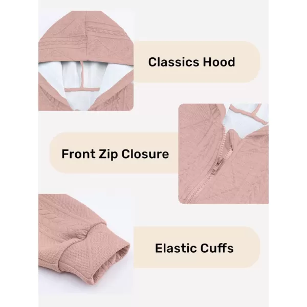 Girls Spring Tops Hoodie Fashion Color Block Zip Up Long Sleeve Hoodies Sweatshirts