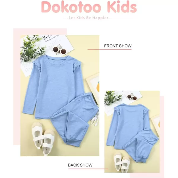 Girls Summer Outfits Cute T-Shirt and Shorts Set with Side Pockets