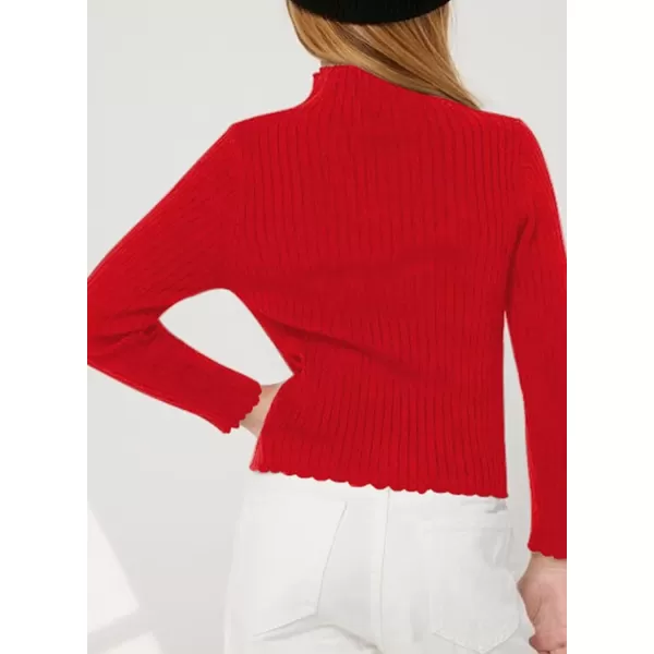 Girls Turtleneck Sweater Kids Casual Long Sleeve Knitted Slim Fit Pullover Tops 7-15 Years