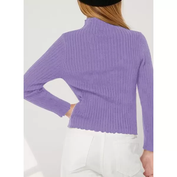 Girls Turtleneck Sweater Kids Casual Long Sleeve Knitted Slim Fit Pullover Tops 7-15 Years