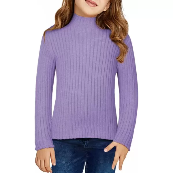 Girls Turtleneck Sweater Kids Casual Long Sleeve Knitted Slim Fit Pullover Tops 7-15 Years
