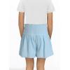 imageGirls Cotton Shorts Elastic Waist Pleated Ruffle Cute Shorts Flowy Casual Shorts 615 YearsSky Blue
