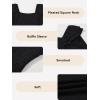 imageGirls Dresses with Tiered Ruffle Long Sleeve and Side Pockets Smocked Fall Spring Dress for 613 YearsBlack