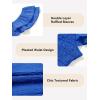imageGirls Summer Dresses Cute Double Layer Ruffle Sleeve Smocked Flowy Dress 615 YearsBlue