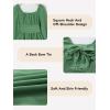 imageGirls Tie Back Off Shoulder Dress Ruffle Long Sleeve Fall Spring Dresses 415 YearsGreen