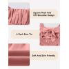 imageGirls Tie Back Off Shoulder Dress Ruffle Long Sleeve Fall Spring Dresses 415 YearsPink