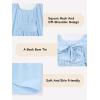 imageGirls Tie Back Off Shoulder Dress Ruffle Long Sleeve Fall Spring Dresses 415 YearsSky Blue