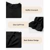 imageCute Shirts for Girls Ruffle Long Sleeve Crewneck Ribbed Knit Blouses Tops 615 YearsBlack