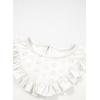 imageGirls Cute Shirts Lace Embroidered Long Sleeve Tops 2025 Fall Fashion Knit Crewneck Blouses 613 YearsWhite