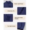 imageGirls Fleece Jacket Full Zip Fall Winter Soft Sherpa Coat Outwear with PocketsNavy Blue