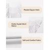 imageGirls Summer Ruffle Short Sleeve Shirts Tops Casual Pleated Square Neck Blouse 615 YearsWhite