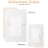 imageGirls Summer Shirts Cute Hollow Out Puff Short Sleeve Tops Casual Crewneck Tee Blouse 615 YearsWhite