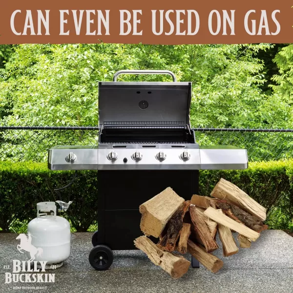 Billy Buckskin Co Variety Pack Smoker Wood Chunks Smoking Wood Chunks Wood Chunks for Smokers Replacement for Charcoal Briquettes Grill ampamp BBQ Camping Essential for Smokers  4 x 35 Pound BagMesquite