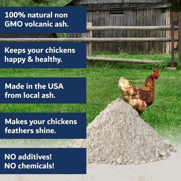 Chickie Whiz Dust Bath 55lb Chicken Dust Bath Dust Bath for Chickens for Healthy Chicken Poultry Dust Chicken Bath Dust for Chickens Chicken Coop Accessories by Billy Buckskin Co4 x 45 lb