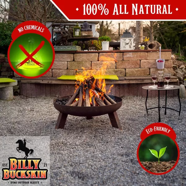 Kiln Dried Kindling Wood Sticks Firewood Kindling Fire Stick Perfect Fire Starter for Campfires Fire Pit Indoor ampamp Outdoor Fireplace AllNatural Approx 140 Fire per Box by Billy Buckskin Co20 Pounds