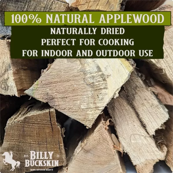 Oak Firewood Logs 18 lbs Split Wood for Solo Stove with Fatwood Fire Starter Sticks Fire Wood for Fire Pit Seasoned Wood Logs for Fireplaces Camping Campfires Firepits  by Billy Buckskin CoApple