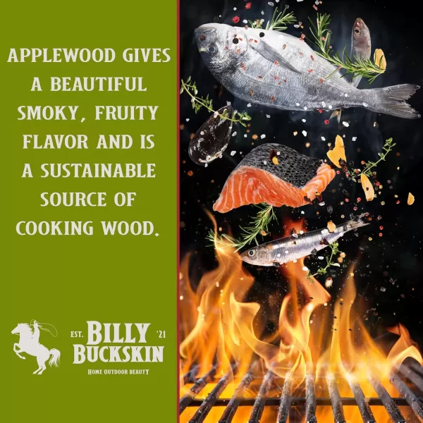 Oak Firewood Logs 18 lbs Split Wood for Solo Stove with Fatwood Fire Starter Sticks Fire Wood for Fire Pit Seasoned Wood Logs for Fireplaces Camping Campfires Firepits  by Billy Buckskin CoApple