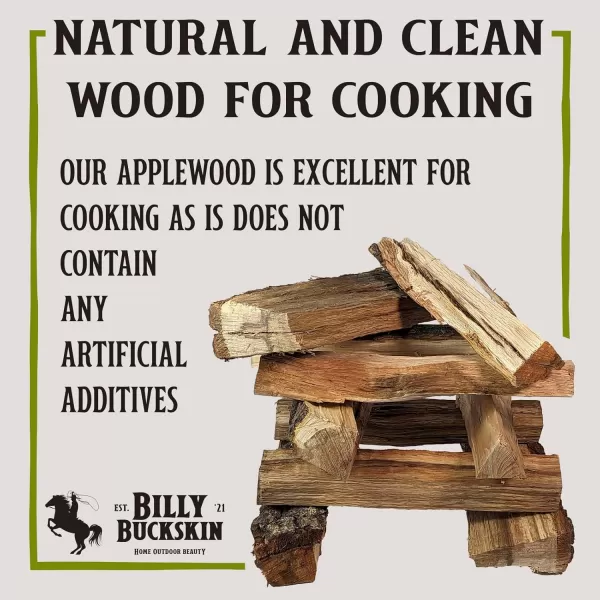 Oak Firewood Logs 18 lbs Split Wood for Solo Stove with Fatwood Fire Starter Sticks Fire Wood for Fire Pit Seasoned Wood Logs for Fireplaces Camping Campfires Firepits  by Billy Buckskin CoApple