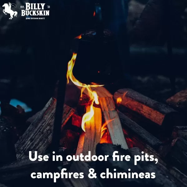 Oak Firewood Logs 18 lbs Split Wood for Solo Stove with Fatwood Fire Starter Sticks Fire Wood for Fire Pit Seasoned Wood Logs for Fireplaces Camping Campfires Firepits  by Billy Buckskin CoJuniper