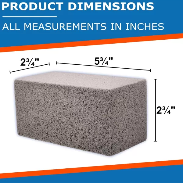 PoolWhiz Pumice Block  Pool Tile ampamp Concrete Cleaner  Pumice Stone for Cleaning Pools Spas ampamp Water Features  Pool and Spa Cleaner by Billy Buckskin Co  Pack of 11 Pack