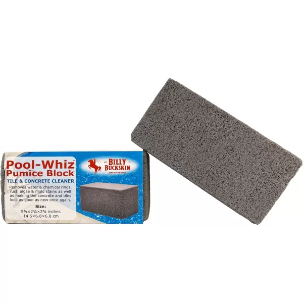 PoolWhiz Pumice Block  Pool Tile ampamp Concrete Cleaner  Pumice Stone for Cleaning Pools Spas ampamp Water Features  Pool and Spa Cleaner by Billy Buckskin Co  Pack of 11 Pack